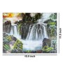 Beautiful Waterfall Poster, Nature Wall Art Print 5D/3D Painting for Home