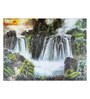 Beautiful Waterfall Poster, Nature Wall Art Print 5D/3D Painting for Home