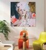 Beautiful Women Multicolour Canvas Unframed Wall Painting