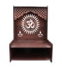 Beautiful Wooden Pooja Stand for Home Pooja Mandir for Wall Mounted with LED Spot Light