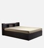 King Size Bed in Chestnut Dark Finish with Box Storage