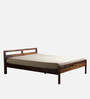 Sheesham Wood Queen Size Bed in Provencial Teak Finish