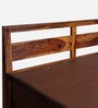 Sheesham Wood King Size Bed in Provencial Teak Finish with Box Storage