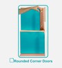 Combi Bunk Bed in Sky Blue Colour with Drawer Storage & Study Table