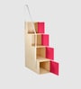 Combi Bunk Bed in Pink Colour with Drawer Storage & Study Table