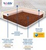 Beddy 4 Inch Coir & Latex Foam (60x30) Crib Mattress