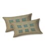 Cream Traditional print 144 TC Cotton King Size  Bedsheet With 2 Pillow Cover