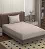 Pink 250 Tc Cotton Bedsheet With 1 Pillow Covers
