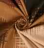 Brown 250 Tc Cotton Bedsheet With 1 Pillow Covers