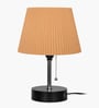 Bedside Lamp for Bedroom Nightstand Table Light with USB A | C Charging Port-Chain Pull Control