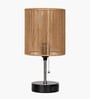 Bedside Lamp for Bedroom Nightstand Table Light with USB A | C Charging Port-Chain Pull Control