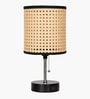Bedside Lamp for Bedroom Nightstand Table Light with USB A | C Charging Port-Chain Pull Control
