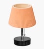 Bedside Lamp for Bedroom Nightstand Table Light with USB A | C Charging Port-Chain Pull Control