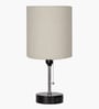 Bedside Lamp for Bedroom Nightstand Table Light with USB A | C Charging Port-Chain Pull Control