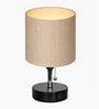 Bedside Lamp for Bedroom Nightstand Table Light with USB A | C Charging Port-Chain Pull Control