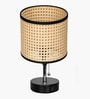 Bedside Lamp for Bedroom Nightstand Table Light with USB A | C Charging Port-Chain Pull Control