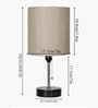 Bedside Lamp for Bedroom Nightstand Table Light with USB A | C Charging Port-Chain Pull Control