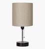 Bedside Lamp for Bedroom Nightstand Table Light with USB A | C Charging Port-Chain Pull Control
