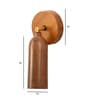 Bedside Teak Wood Teak Wood Wall Light