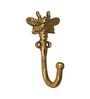 Aluminium Gold Bee Wall Hook