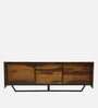 Beelitz Sheesham Wood Queen Size Bed In Provincial Teak Finish