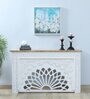 Beene Solid Wood Console Table In Distress Finish