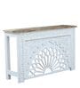 Beene Solid Wood Console Table In Distress Finish
