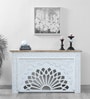 Beene Solid Wood Console Table In Distress Finish