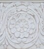 Beene Solid Wood Trunk Box In White Distress Finish