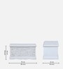 Beene Solid Wood Trunk Box In White Distress Finish