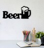 Beer Black MDF Wall Art
