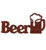 Beer Brown MDF Wall Art
