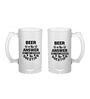 Beer is the 400ml Glass Beer Mug