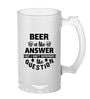 Beer is the 400ml Glass Beer Mug