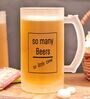 Beer Time 400ml Glass Beer Mug