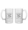 Beer Time 400ml Glass Beer Mug