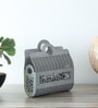 Laser Cut Design Bag MDF Desk Organizers Grey