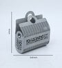 Laser Cut Design Bag MDF Desk Organizers Grey