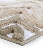 Begie Polyester Abstract 60x40 cm Bath Mat