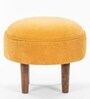 The Fabric Foot Stool in Mustard Colour