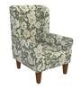 Begum Fabric Wing Chair In  Garden Design Multicolor Colour