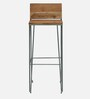 Behounek Solid Wood Bar Stool In Acacia Natural Finish