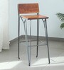Behounek Solid Wood Bar Stool In Acacia Natural Finish