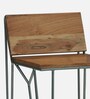 Behounek Solid Wood Bar Stool In Acacia Natural Finish