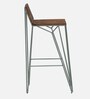 Behounek Solid Wood Bar Stool In Acacia Natural Finish