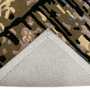 Beige & Blue Abstract Wool And Viscose 6 ft x 9 ft Hand tufted Carpet 