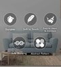 Beige & Brown Abstract Polyester 4 x 6 Feet Machine Made Carpet