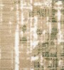 Beige & Brown Abstract Polyester 5 x 7 Feet Machine Made Carpet