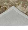 Beige & Brown Abstract Wool And Viscose 5 ft x 7 ft Hand tufted Carpet 