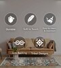 Beige & Brown Traditional Polyester 4 x 6 Feet Machine Made Carpet